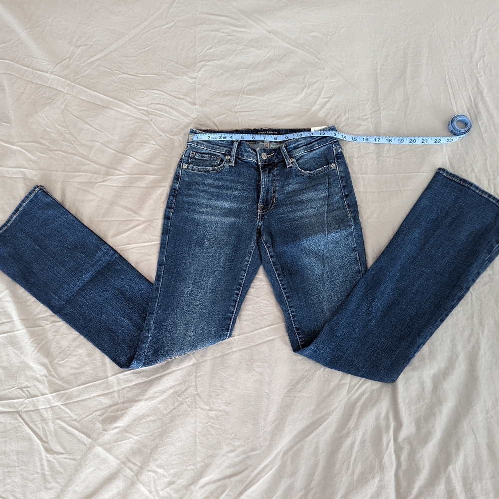 Lucky midrise boot cut jeans dark blue 2R
